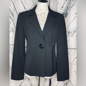 DONNA DEGNAN black blazer single button 8